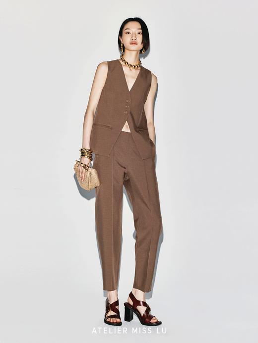 【力量游戏】百搭直身廓形马甲 商品图3