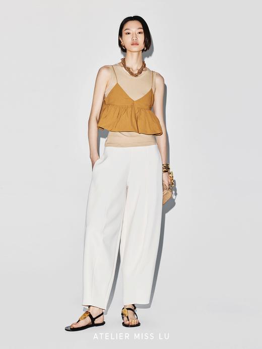 【夏日沙滩】立体下摆造型吊带上衣 商品图1