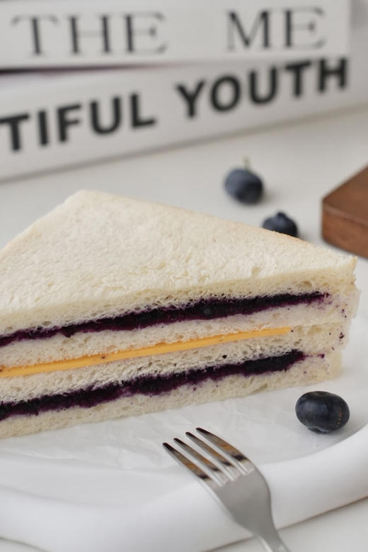 蓝莓果酱芝士三明治（早9点30后可取） 商品图0