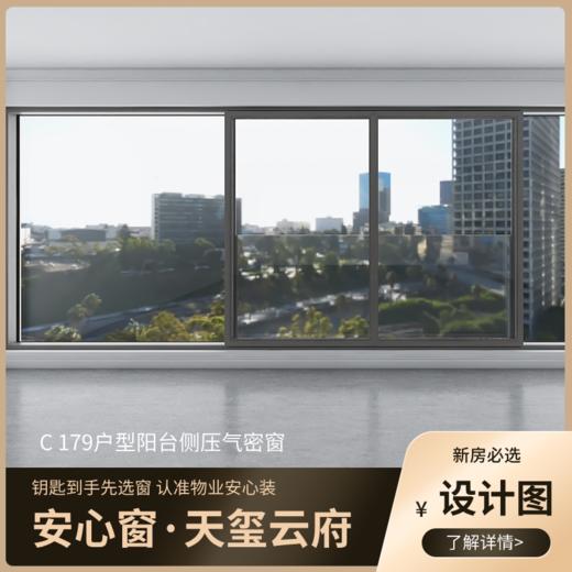 C179户型_景观阳台改造效果图+设计图_仅作展示 非购买链接【重庆】【保利天玺云府】 商品图1