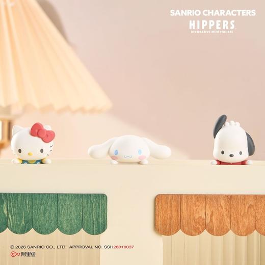 Sonny Angel 三丽鸥 家族趴趴系列盲盒潮玩公仔汽车屏幕手机壳办公桌面装饰摆件 商品图3