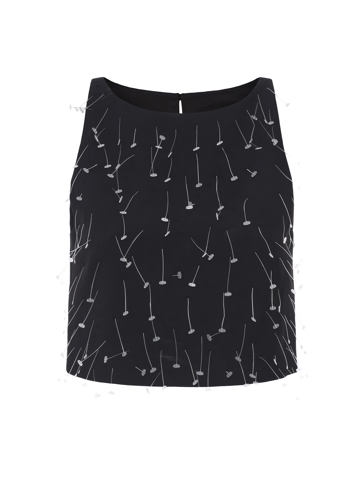 【飞跃星光】标签挂饰设计A字削肩短上衣