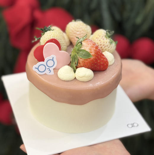 法芙娜粉草莓巧克力蛋糕 商品图2