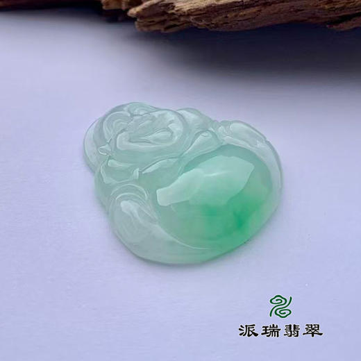 派瑞翡翠 翡翠佛 糯种 飘翠 商品图3