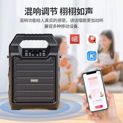 PHILIPS/飞利浦 SD55 便携手提户外广场舞蓝牙音箱 商品图5