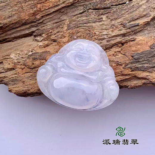 派瑞翡翠 翡翠佛 糯种 白色 商品图1