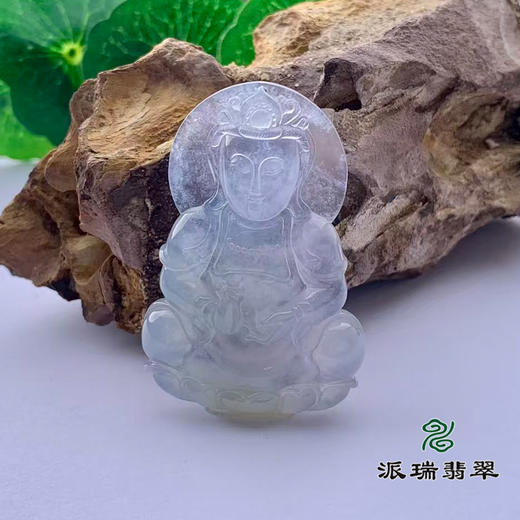 派瑞翡翠 翡翠佛 冰糯种 白色 商品图0