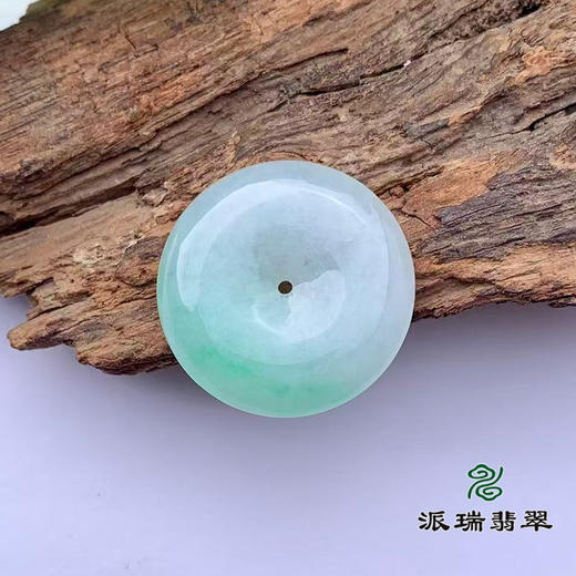 派瑞翡翠 翡翠平安扣 糯种 飘翠 商品图1