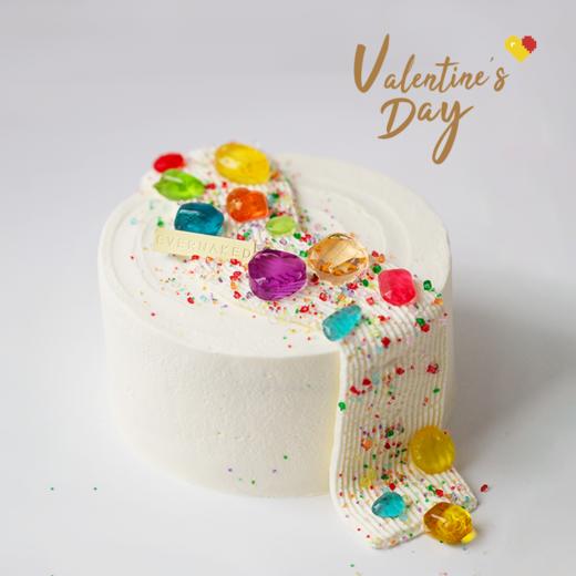 2026情人节「宝石恋人」白草莓百利甜味蛋糕 商品图0