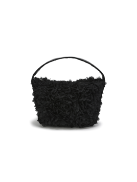 【野天鹅】重工立体花瓣肌理饭盒手提包