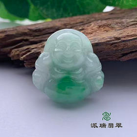 派瑞翡翠 翡翠佛 糯种 飘翠