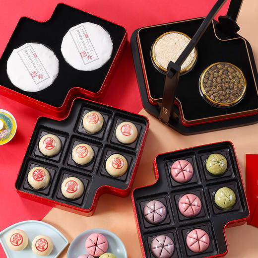 御茶膳房新年年货糕点礼盒茶叶北京特产春节过年送长辈高档礼品   九万春笈 商品图1