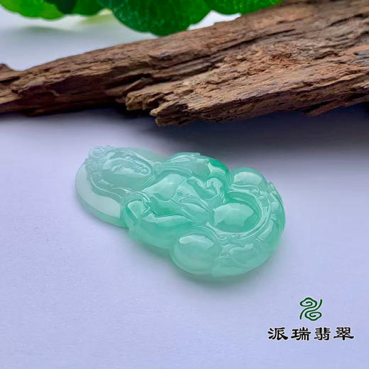 派瑞翡翠 翡翠观音 糯种 飘翠 商品图2