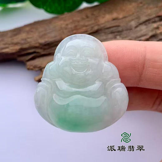 派瑞翡翠 翡翠佛 糯种 飘翠 商品图1