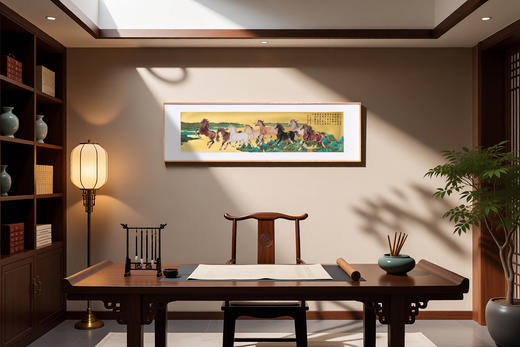 朱炳仁·铜【八骏呈祥图】骏马图之绝地家居工艺礼品镇宅用 商品图1