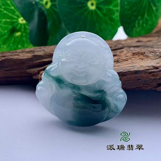 派瑞翡翠 翡翠佛 糯种 飘翠 商品图0