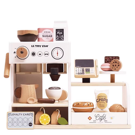 Letoyvan 角色扮演木制玩具-桌面咖啡馆LETCTV3004