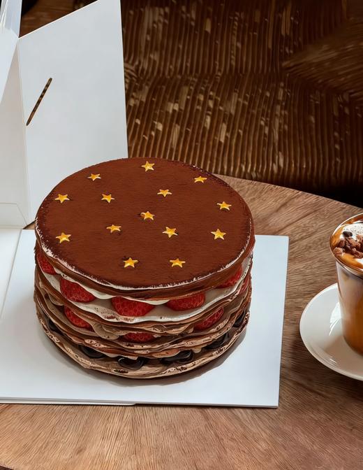 星星巧克力千层蛋糕 商品图0