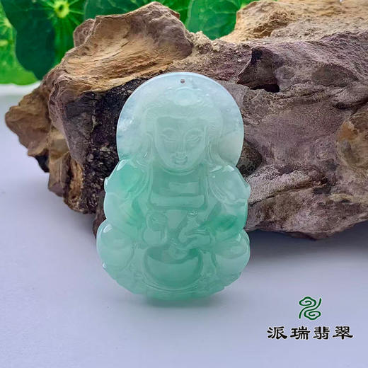 派瑞翡翠 翡翠观音 糯种 飘翠 商品图3