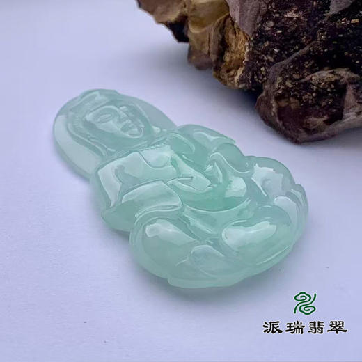 派瑞翡翠 翡翠挂件 糯种 飘翠 商品图3