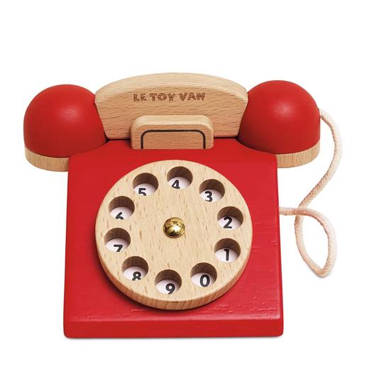 Letoyvan 角色扮演木制玩具-复古电话机LETCTV323 商品图0