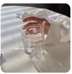 藤编玻璃杯/1*1个 商品图0