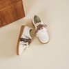 【羊皮革】西村名物2026年春季新款舒适透气厚底防滑系带板鞋小白鞋T26AM18101 商品缩略图7