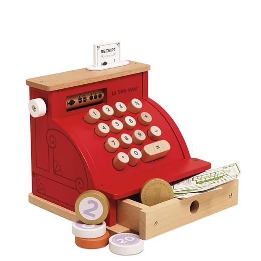 Letoyvan 角色扮演木制玩具-收银机与钱币LETCTV295 商品图0