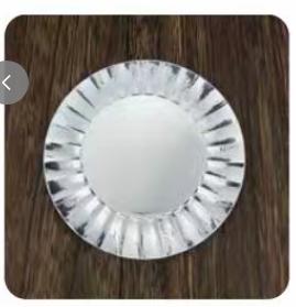 慕斯蛋糕底托-小亮银碟（甜品台）/100张*1包 商品图0