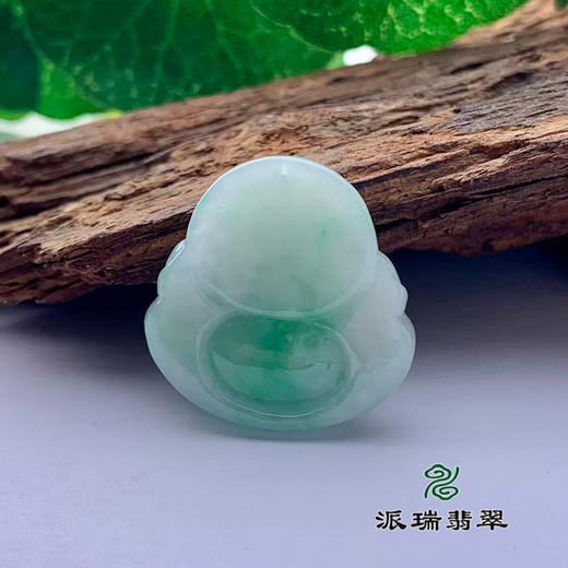 派瑞翡翠 翡翠佛 糯种 飘翠 商品图3