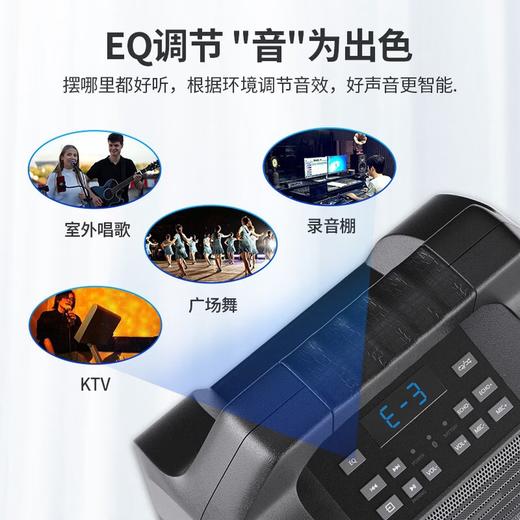 PHILIPS/飞利浦 SD55 便携手提户外广场舞蓝牙音箱 商品图3