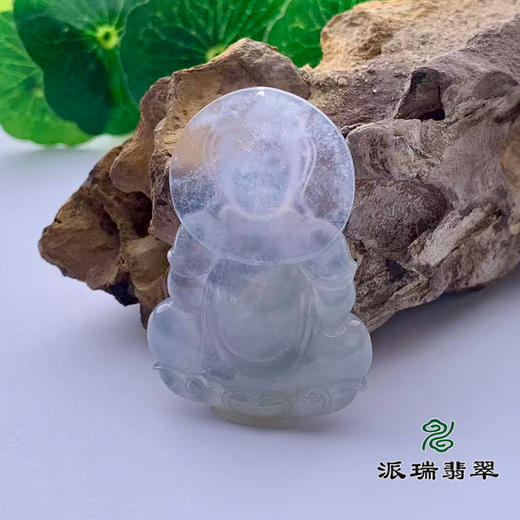 派瑞翡翠 翡翠佛 冰糯种 白色 商品图1