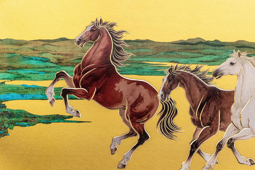 朱炳仁·铜【八骏呈祥图】骏马图之绝地家居工艺礼品镇宅用 商品图5