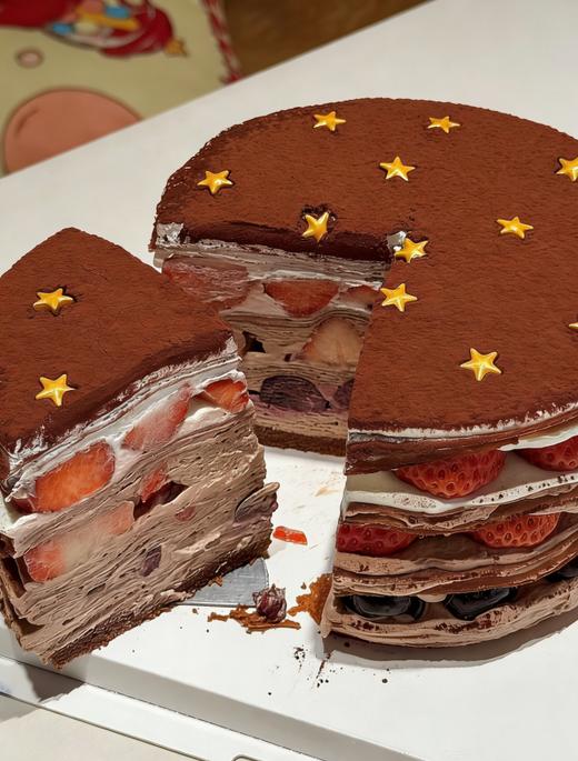 星星巧克力千层蛋糕 商品图2