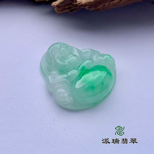 派瑞翡翠 翡翠佛 糯种 飘翠 商品图2