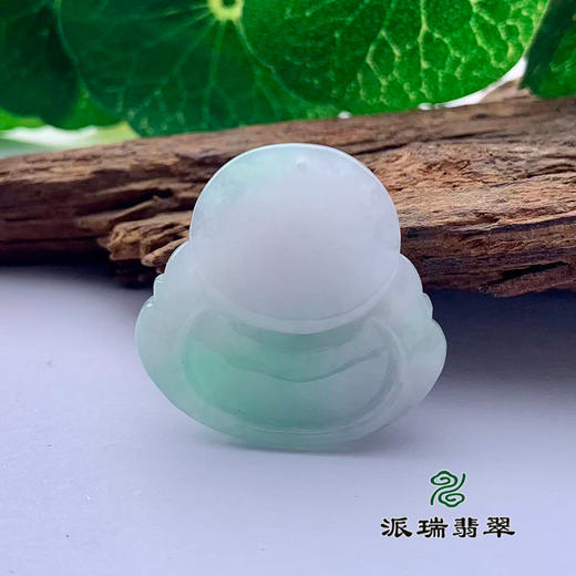 派瑞翡翠 翡翠佛 糯种 飘翠 商品图2