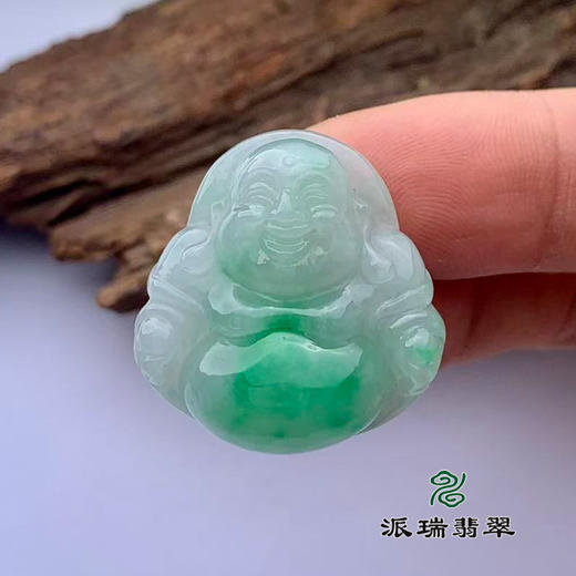 派瑞翡翠 翡翠佛 糯种 飘翠 商品图1