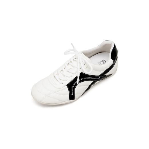 【牛皮革】西村名物2026年春季新款舒适透气薄底平跟休闲鞋德训鞋X26AM17551 商品图2