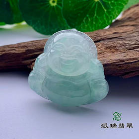 派瑞翡翠 翡翠佛 冰糯种 飘翠