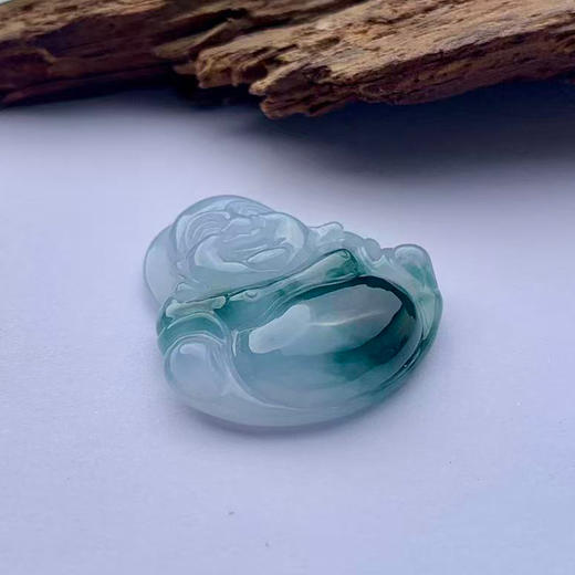 派瑞翡翠 翡翠佛 糯种 飘翠 商品图2