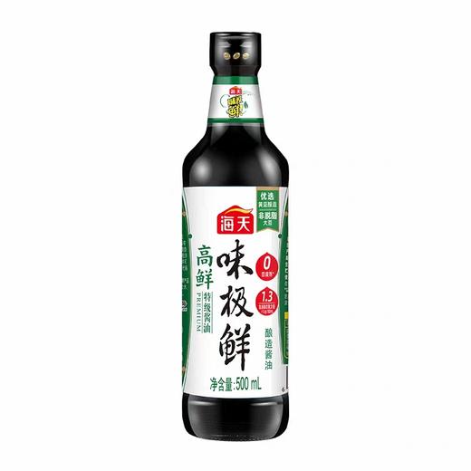 海天高鲜味极鲜酱油 500ml/瓶 商品图0