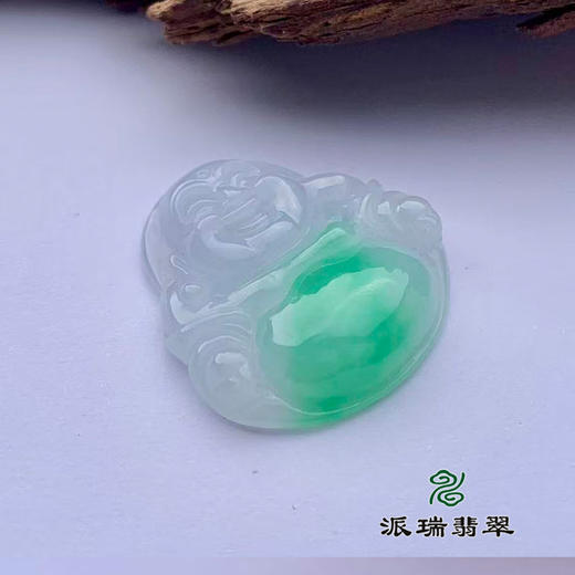 派瑞翡翠 翡翠佛 糯种 飘翠 商品图3