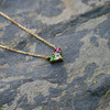 SpoiledBrat Jewelry18K金红宝石 绿碧玺 沙佛莱石项链 商品缩略图4