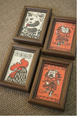 成都丨此刻丨两用版画摆件