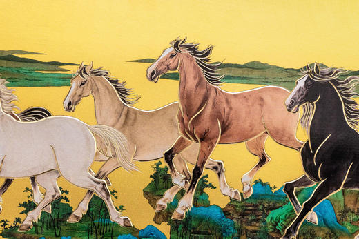 朱炳仁·铜【八骏呈祥图】骏马图之绝地家居工艺礼品镇宅用 商品图6