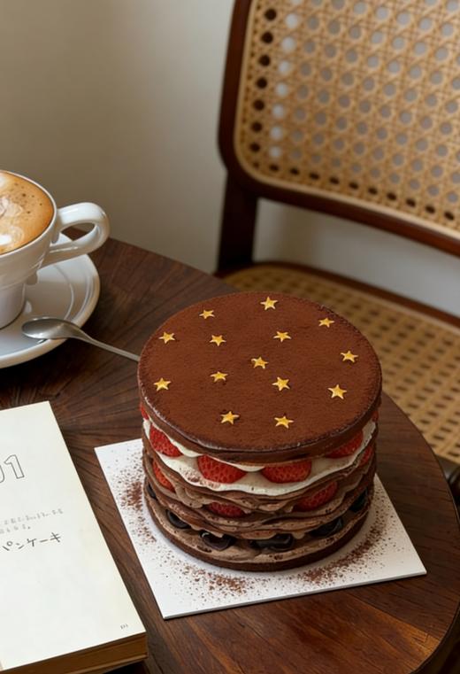 星星巧克力千层蛋糕 商品图3