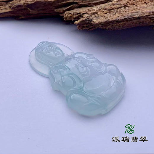 派瑞翡翠 翡翠观音 糯冰种 飘翠 商品图3