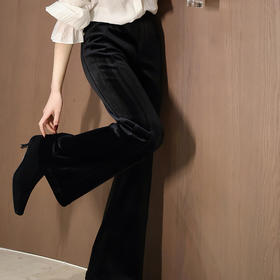【特价不退换】【预售7天】良木礼喇叭丝绒裤（2775）