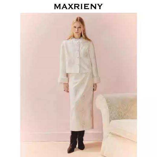 玛克门店发货：MAXRIENY国风新中式绣花包臀货号：MS86SK517 商品图0