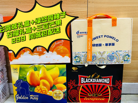 云雾橙礼盒+绿悠园袖子+石榴礼盒+三亚芒果套餐